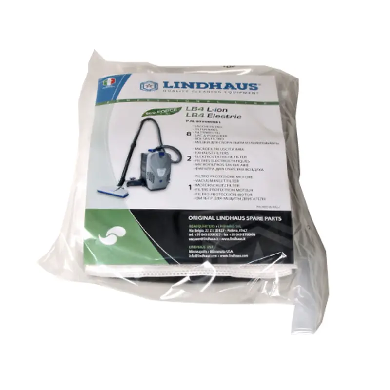 Produktbild von Original LINDHAUS Filterbeutel-Set L4 (PH4) – 10 Papierbeutel + 2 Mikrofilter Für Staubsauger
