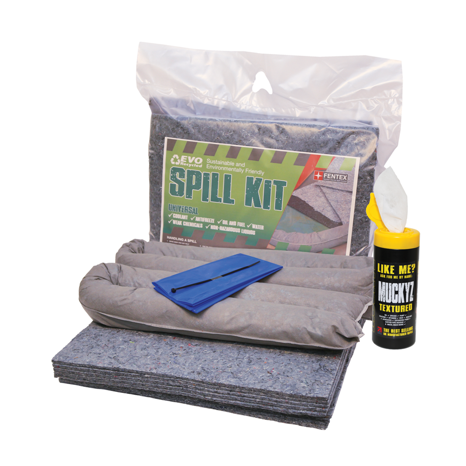Fentex Evo Recycled® Spill Kit in Heat-sealed Bag